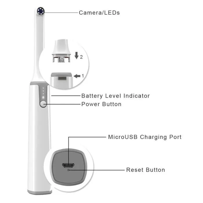 Teslong WM200 Wireless Inspection Dental Oral Camera