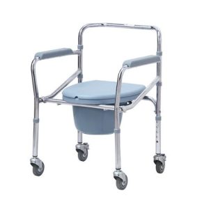 Kaiyang KY696 Chromed Steel Commode Wheelchair
