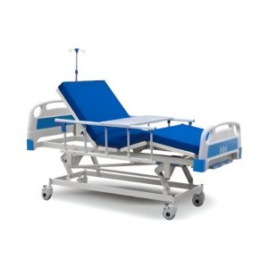 Three Crank Manual Hospital Bed Heavy Duty 240kg