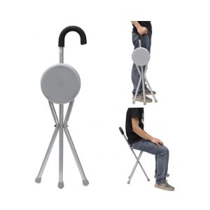 Tripod Cane with Seat