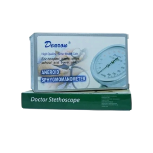 Dearon Analog Aneroid BP Machine Set With Free Stethoscope